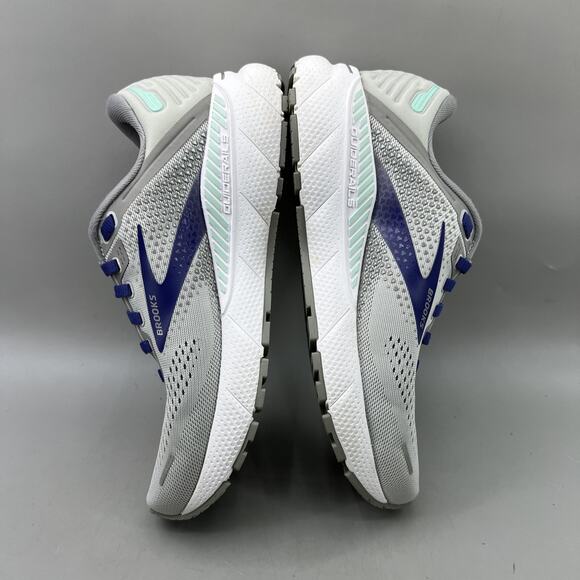 Brooks Adrenaline GTS 22 Running Shoes Women Size 6.5 Gray Blue Comfort Sneakers - Picture 6 of 8